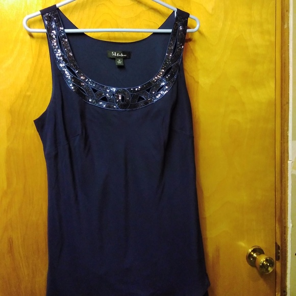 S.L. Fashions Dresses & Skirts - Beautiful navy dress 2-piece